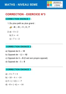 exercice de math en 5eme exercice de math en 5eme