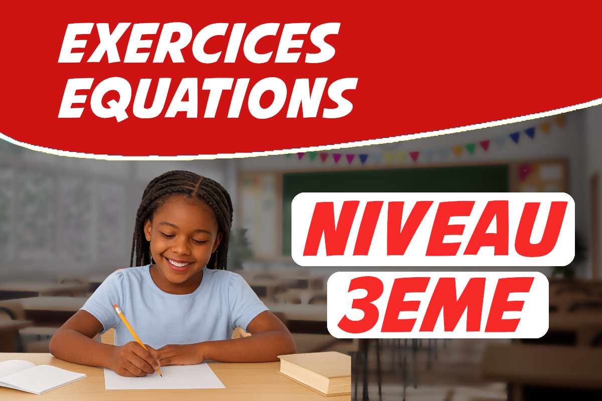 exercice equation 3eme