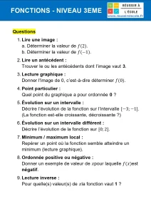 exercice sur les fonctions 3eme exercice sur les fonctions 3eme