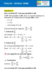 exercice thales 3eme pdf