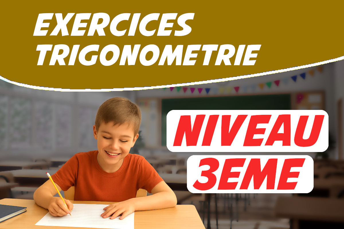 exercices trigonometrie 3eme