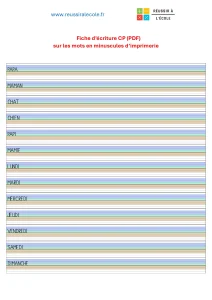 ligne d'écriture cp ligne d'écriture cp