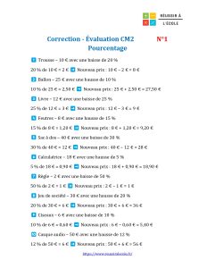 pourcentage cm2 evaluation