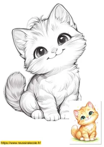 chat kawaii dessin chat kawaii dessin
