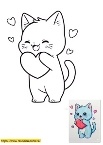 chat kawaii dessin chat kawaii dessin