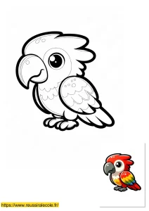 coloriage kawaii animaux mignon à imprimer