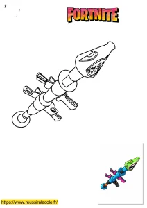 coloriage arme fortnite coloriage arme fortnite