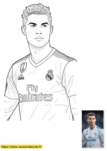 coloriage cristiano ronaldo coloriage cristiano ronaldo