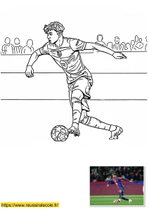 coloriage de lamine yamal coloriage de lamine yamal