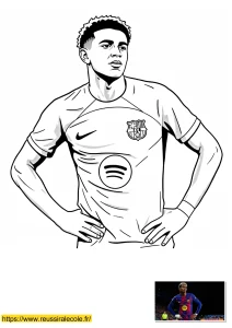 coloriage de lamine yamal coloriage de lamine yamal