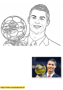 coloriage de ronaldo coloriage de ronaldo