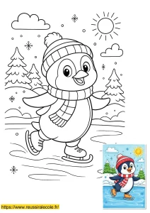 coloriage hiver maternelle coloriage hiver maternelle