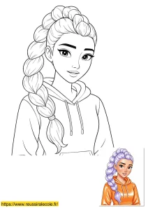 coloriage kpop demon hunter coloriage kpop demon hunter