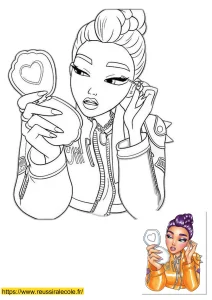 coloriage kpop demon hunter coloriage kpop demon hunter
