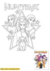 coloriage kpop demon hunter coloriage kpop demon hunter