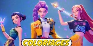 coloriage kpop demon hunters