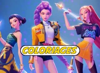 coloriage kpop demon hunters