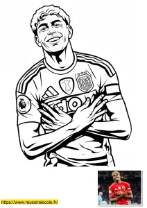 coloriage lamine yamal coloriage lamine yamal