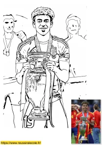 coloriage lamine yamal espagne coloriage lamine yamal espagne