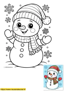 coloriage maternelle hiver coloriage maternelle hiver