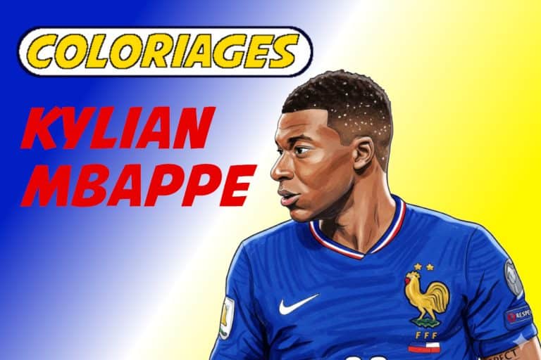 Article: Coloriage Mbappe à imprimer : 20 dessins gratuits