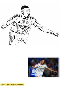 coloriage mbappe à imprimer coloriage mbappe à imprimer