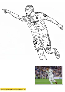 coloriage mbappe à imprimer coloriage mbappe à imprimer