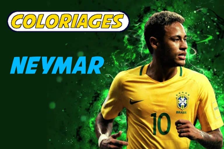 Article: Coloriage Neymar : 20 Dessins et 1 Livre PDF à imprimer