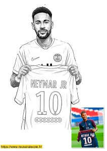 coloriage neymar à imprimer coloriage neymar à imprimer
