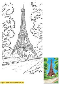 coloriage paris à imprimer coloriage paris à imprimer