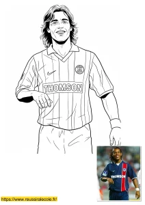 coloriage paris saint germain