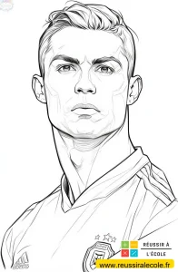 coloriage ronaldo coloriage ronaldo