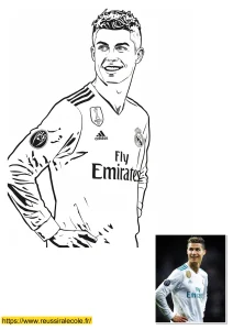 coloriage ronaldo​
