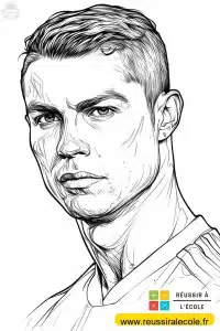 cristiano ronaldo coloriage cristiano ronaldo coloriage