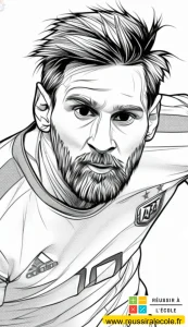 dessin de messi dessin de messi