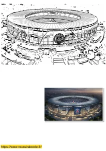 dessin du psg