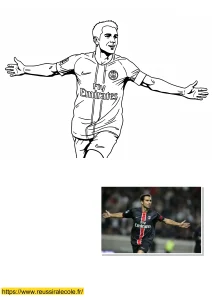 Coloriage PSG 20 Dessins Et 1 Livre PDF Imprimer