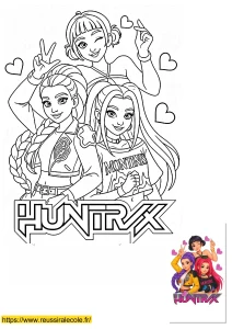 dessin huntrix dessin huntrix