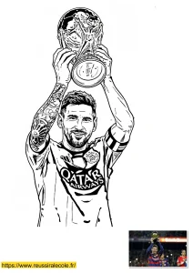 dessin messi dessin messi