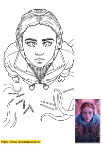 dessin stranger things max dessin stranger things max