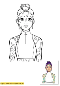 kpop demon hunter coloriage kpop demon hunter coloriage