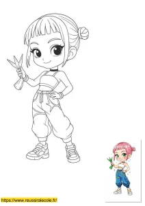 kpop demon hunter coloriage kpop demon hunter coloriage