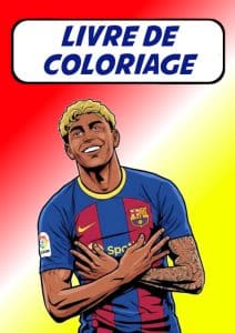 lamine yamal coloriage lamine yamal coloriage