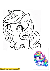 licorne kawaii dessin facile licorne kawaii dessin facile