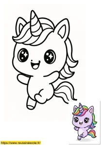 licorne kawaii dessin facile licorne kawaii dessin facile