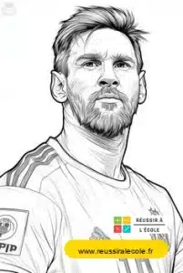 messi coloriage messi coloriage