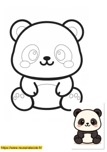 panda coloriage kawaii animaux panda coloriage kawaii animaux