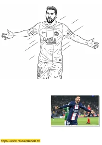 psg coloriage