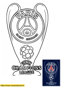 psg coloriage