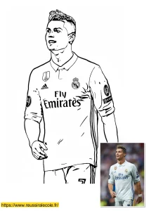 ronaldo coloriage ronaldo coloriage
